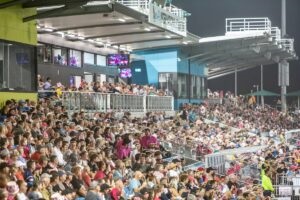 people in the stadium