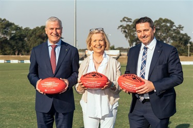 Hon Michael McCormack MP, Cr Denise Knight, Hon Pat Conaghan MP